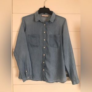 Loft Chambray top